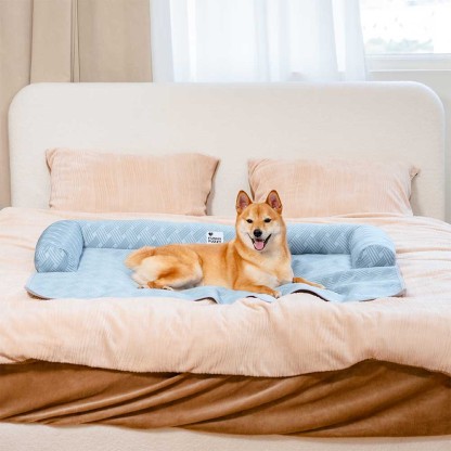 Cooling Non-Slip Bolster Dog Mat Sofa Cover – Chill Guard
