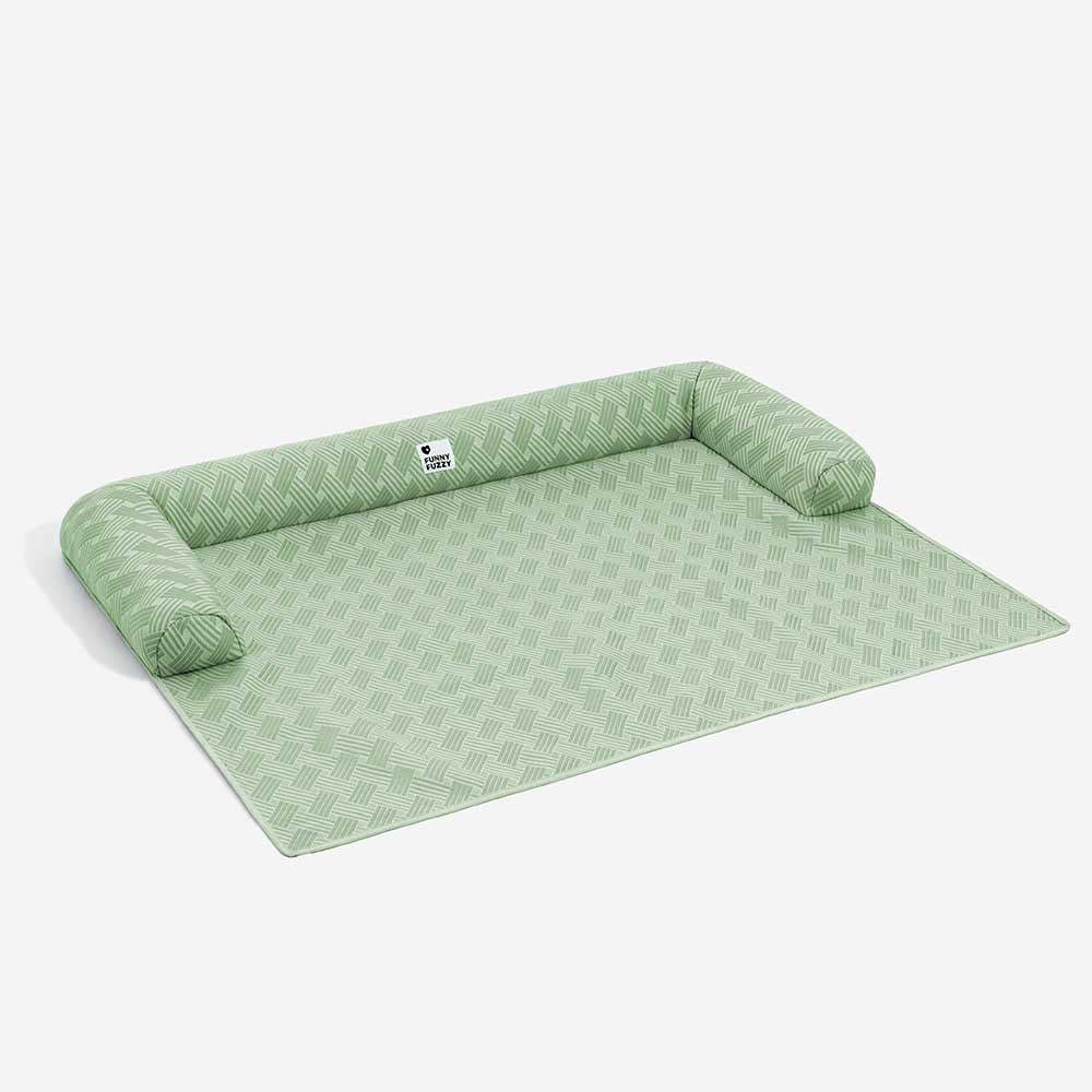 Cooling Non-Slip Bolster Dog Mat Sofa Cover – Chill Guard
