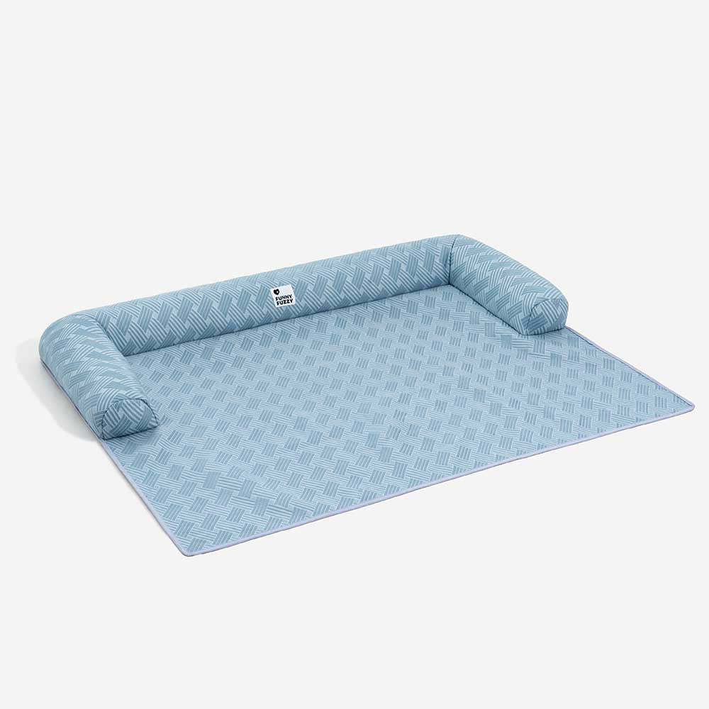 Cooling Non-Slip Bolster Dog Mat Sofa Cover – Chill Guard