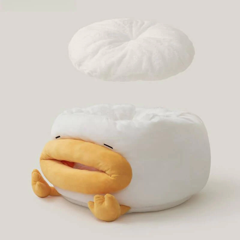 Cute Duck Human Foot Warmer Multipurpose Warm Cat Bed