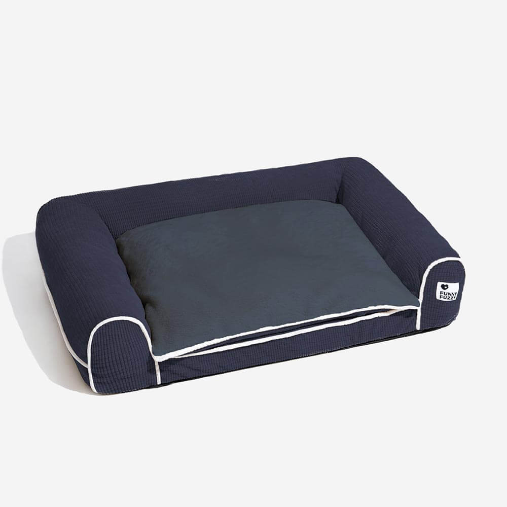 Deluxe Flannel Double-Layer Orthopaedic Dog Sofa Bed