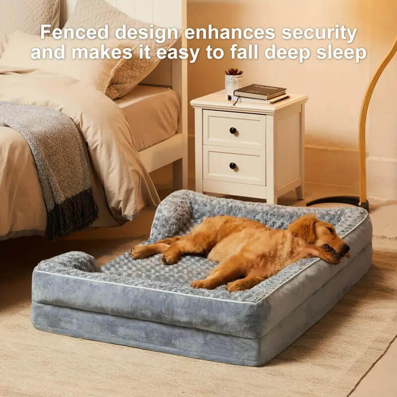 Detachable Water-Repellent Full Surround Support Orthopaedic Dog Bed