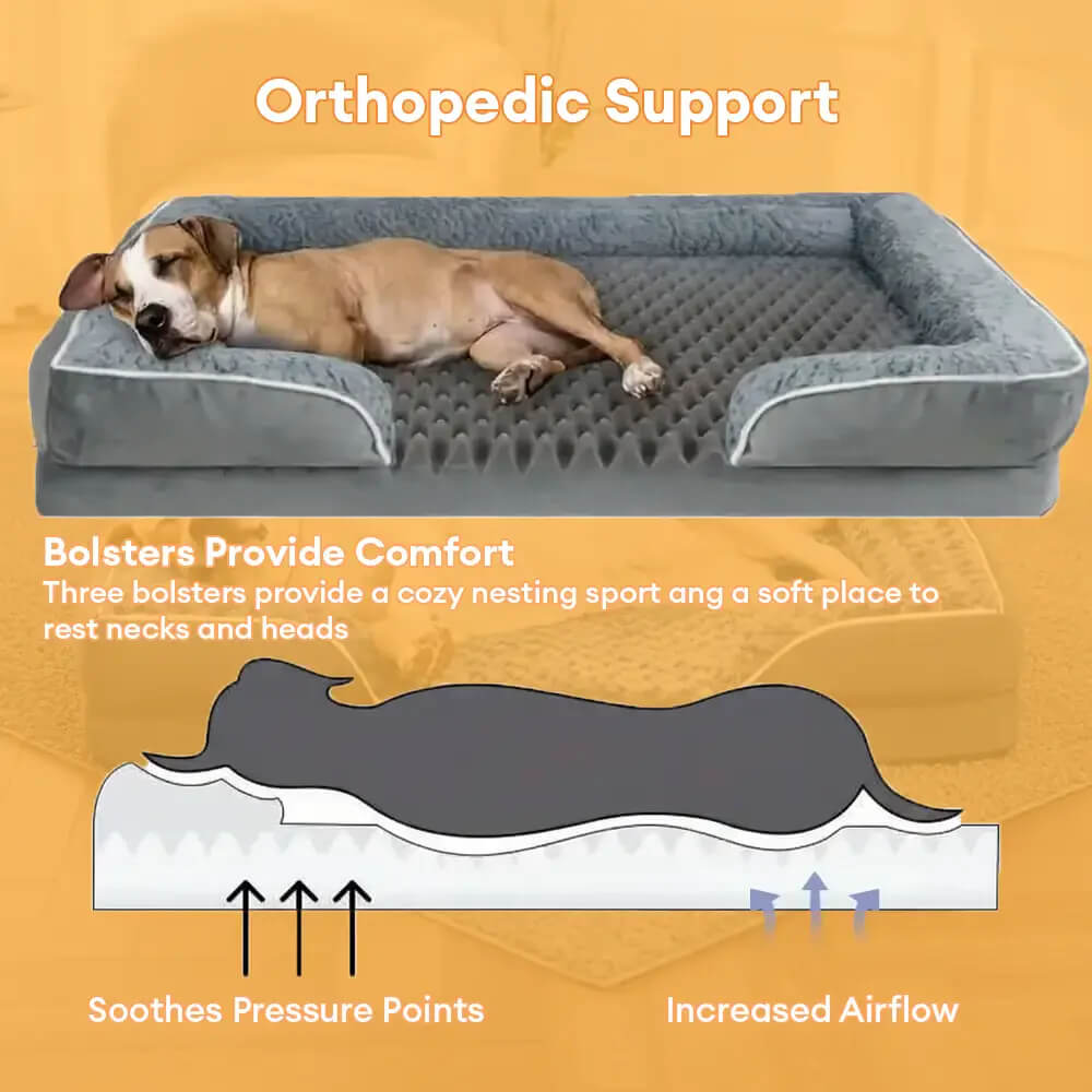 Detachable Water-Repellent Full Surround Support Orthopaedic Dog Bed