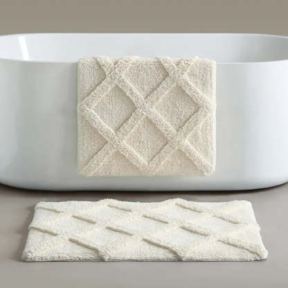 Diamond Plush Thick Absorbent Washable Non-Slip Carpet