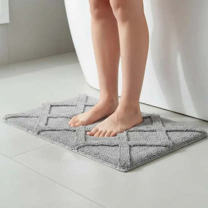 Diamond Plush Thick Absorbent Washable Non-Slip Carpet