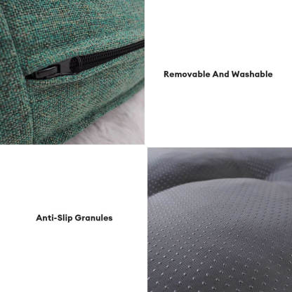 Rectangle Large Waterproof Washable Heavy-Duty Pillow Dog Bed