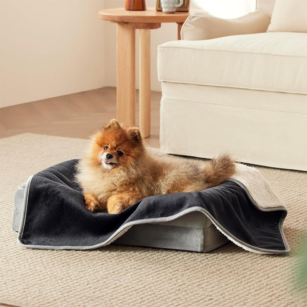Cosy & Protective Throw Reversible Fleece Pet Blanket