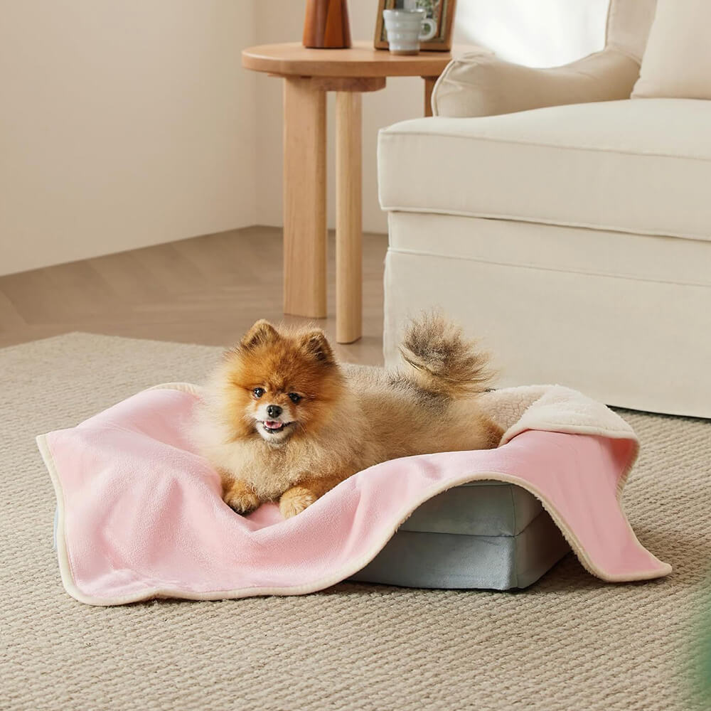 Cosy & Protective Throw Reversible Fleece Pet Blanket