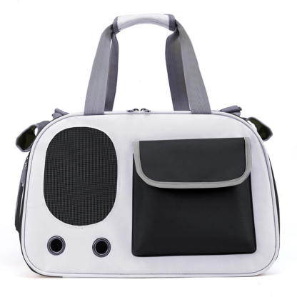 Comfortable Handle and Breathable Side Pocket Cat Carrier Bag