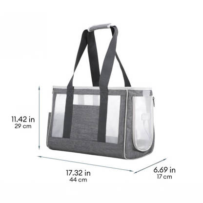 Breathable Mesh Travel Handbag Crossbody Cat Bag