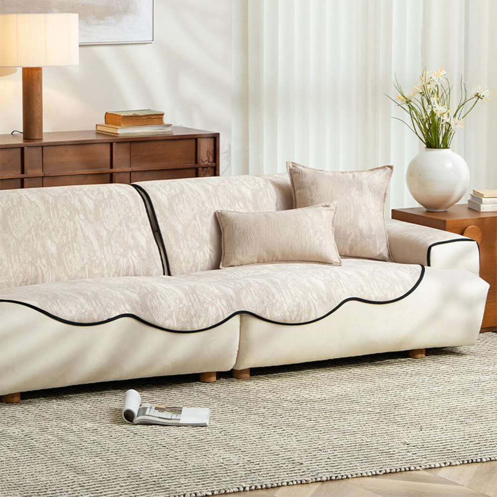 Chenille Jacquard Anti-Slip Elegant Texture Sofa Cover