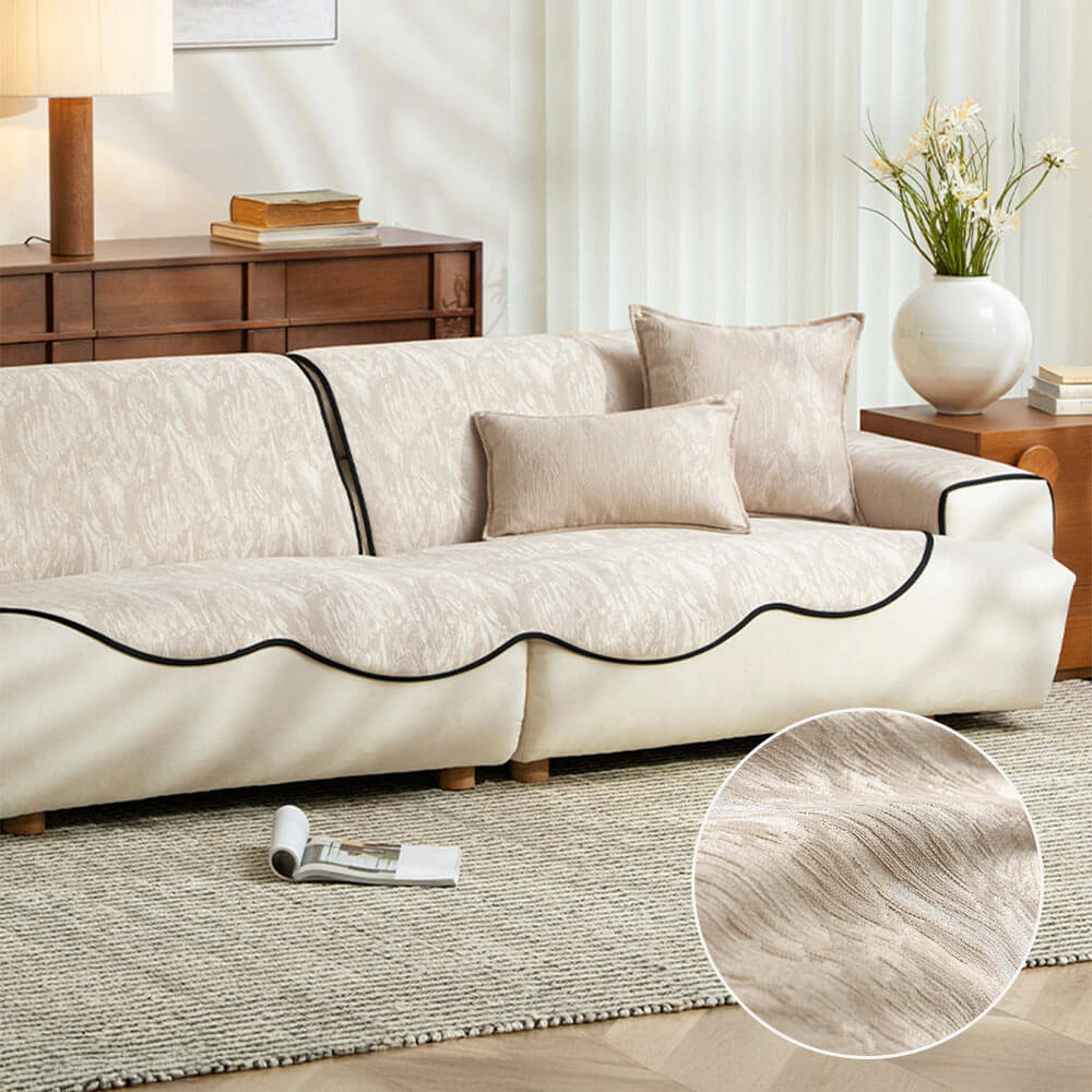 Chenille Jacquard Anti-Slip Elegant Texture Sofa Cover