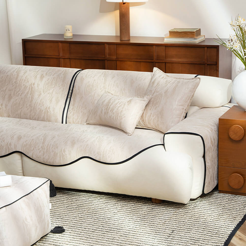 Chenille Jacquard Anti-Slip Elegant Texture Sofa Cover