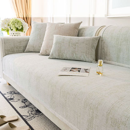 Classic Fashion Textured Thick Chenille Sofa Cover
