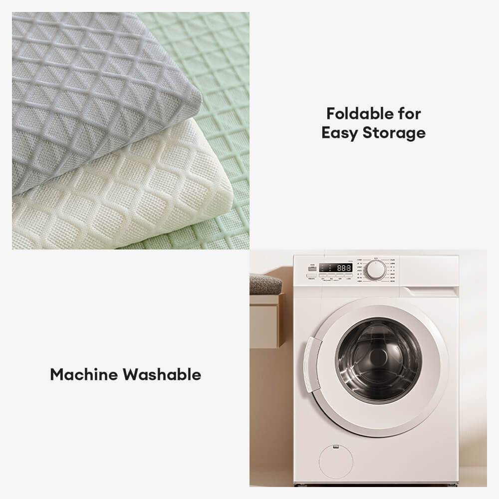 Cooling Ice Silk Grid Design with Liangdou Texture Throw Sofa Cover