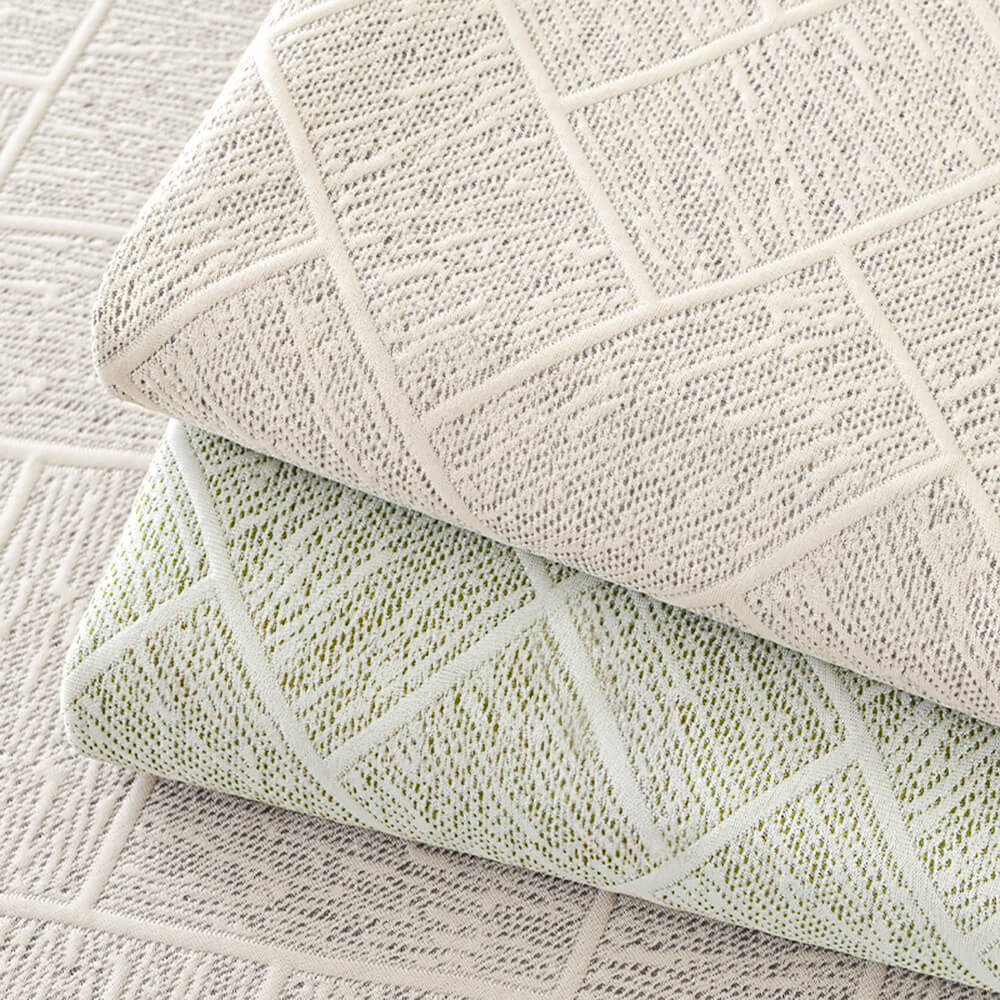 Cooling Iced Bean Geometric Pattern Non-Slip Sofa Cover