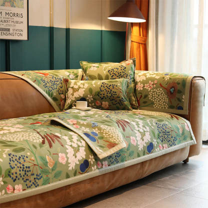 Floral Chenille All-seasons Non-Slip Home Decoration Sofa Cover