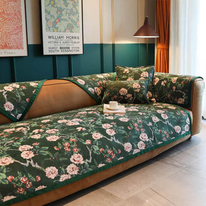 Floral Chenille All-seasons Non-Slip Home Decoration Sofa Cover