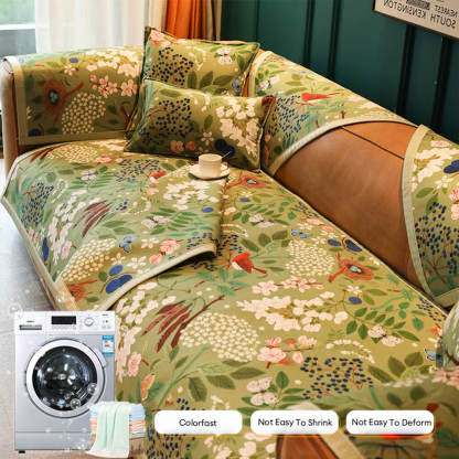 Floral Chenille All-seasons Non-Slip Home Decoration Sofa Cover