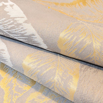 Luxurious Gilded Leaf Texture Non-Slip Sofa Cover