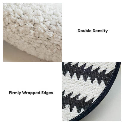 Modern Chevron Stripes Chenille Sofa Cover with Wavy Edges