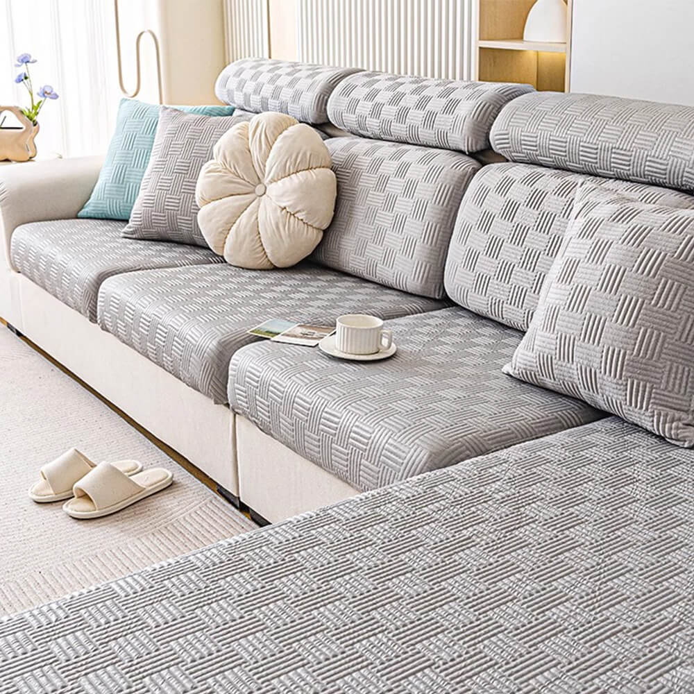 Modern Geometric Cooling Durable Stretch Magic Sofa Cover