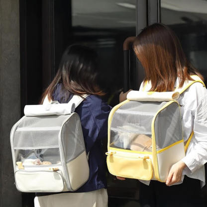 Multifunctional Fully Breathable Pet Backpack Cat Carrier Bag