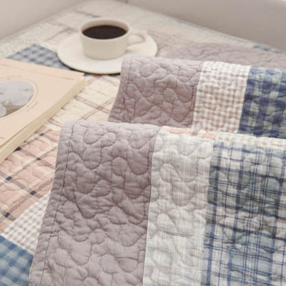 Garden Quilted Patchwork Soft Cotton Anti-Scratch Non-slip Sofa Cover