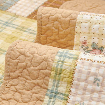 Garden Quilted Patchwork Soft Cotton Anti-Scratch Non-slip Sofa Cover