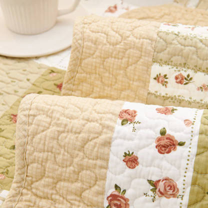 Garden Quilted Patchwork Soft Cotton Anti-Scratch Non-slip Sofa Cover