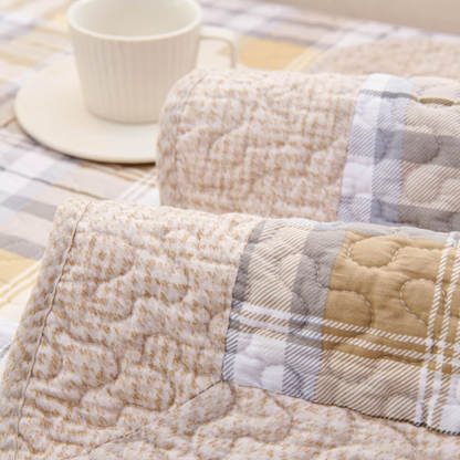 Garden Quilted Patchwork Soft Cotton Anti-Scratch Non-slip Sofa Cover