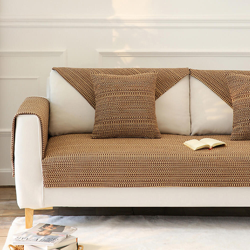 Stylish Soft Comfortable Linen Blend Sofa Cover