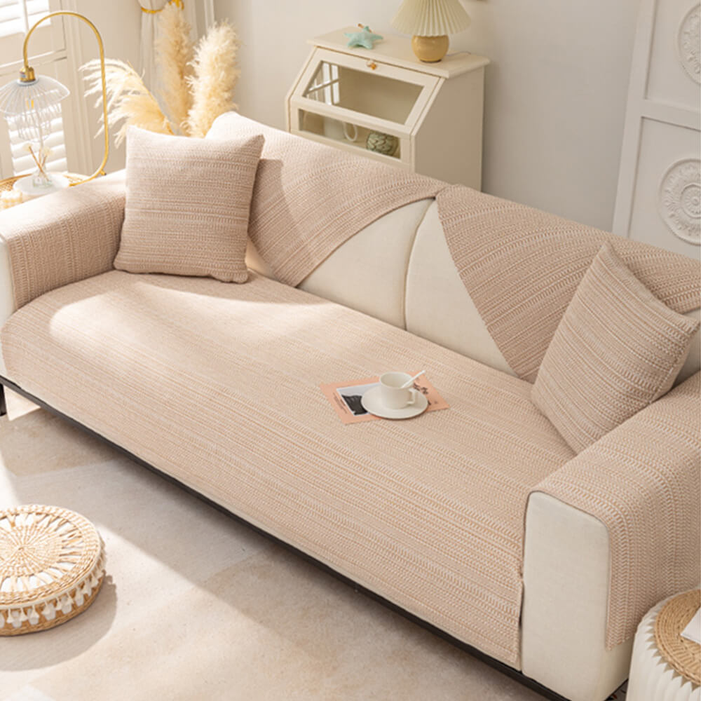 Stylish Soft Comfortable Linen Blend Sofa Cover