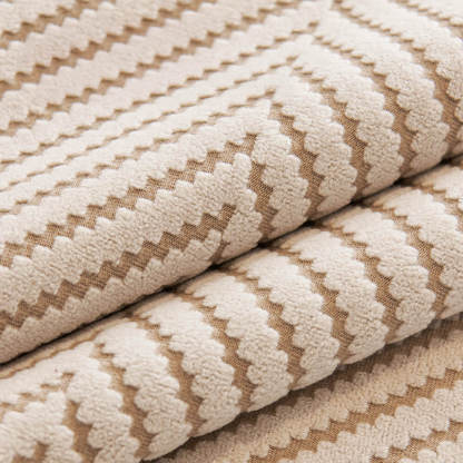 Two-Tone Woven Herringbone Skin-Friendly Polar Fleece Sofa Cover