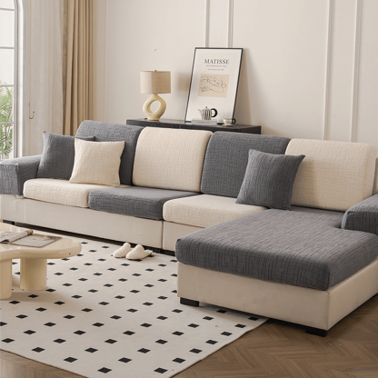 Skin-Friendly Jacquard Plush Breathable Sweat-Absorbent Full-Cover Magic Sofa Cover