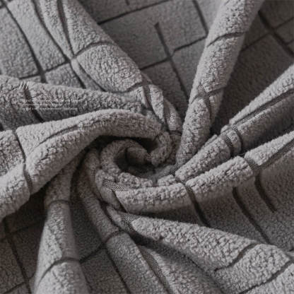 Skin-Friendly Jacquard Plush Breathable Sweat-Absorbent Full-Cover Magic Sofa Cover