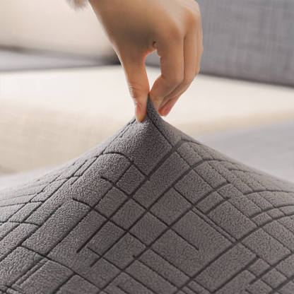 Skin-Friendly Jacquard Plush Breathable Sweat-Absorbent Full-Cover Magic Sofa Cover