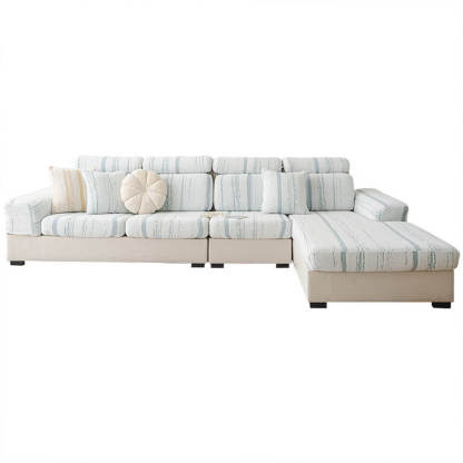 All-Seasons Breathable Jacquard Velvet Anti-Scratch Elastic Full Wrap Magic Sofa Cover