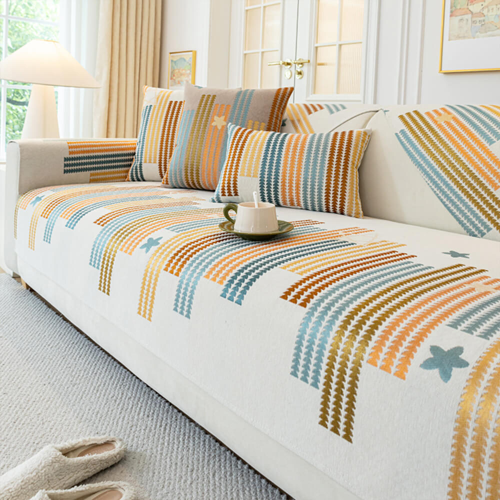 Chic All-seasons Chenille Anti-scratch Anti-Slip Furniture Protector S