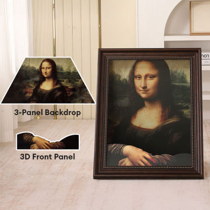 Classic Oil Painting Art-Inspired Decor 3D Cat Scratcher Cat Bed