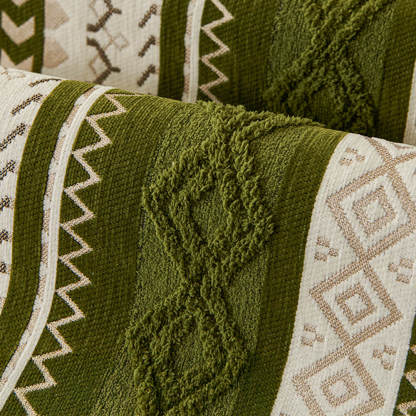 Colour-block Woven Suede Soft Skin-Friendly Anti-Skid Sofa Cover