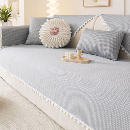 Cooling Pad Design with Delicate Lace Trim and Icy Touch Sofa Cover