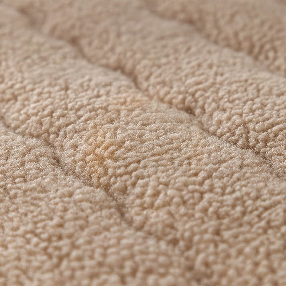 Creamy Soft Breathable Lambskin Sofa Cover