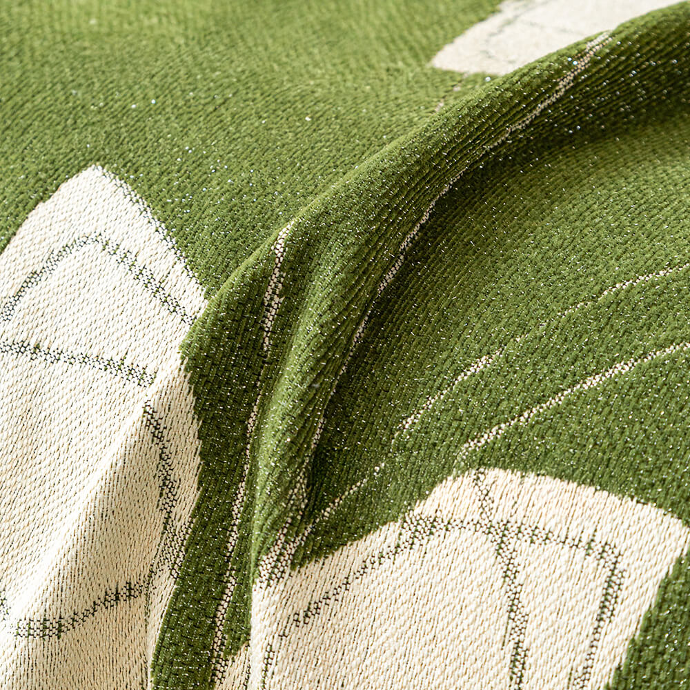 Elegant Reversible Chenille Patterned Throw Sofa Cover