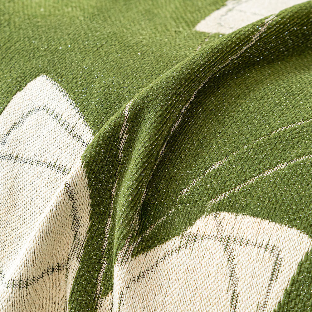 Elegant Reversible Chenille Patterned Throw Sofa Cover