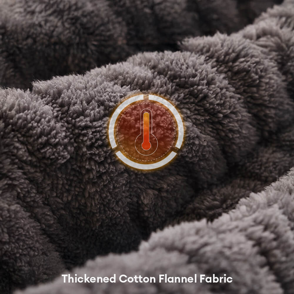 Elegant Textured Cotton Velvet Pet Mat Bed Sofa Cover