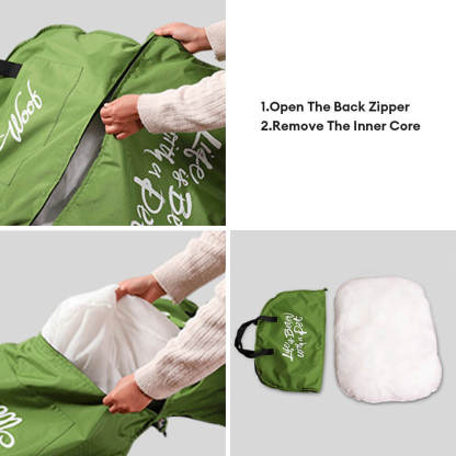 Foldable Waterproof Outdoor Zip Portable Dog Mat