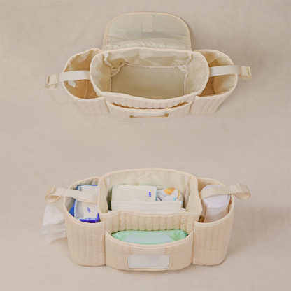 Large-Capacity Pet & Baby Stroller Organizer Bag – Versatile Hanging Storage