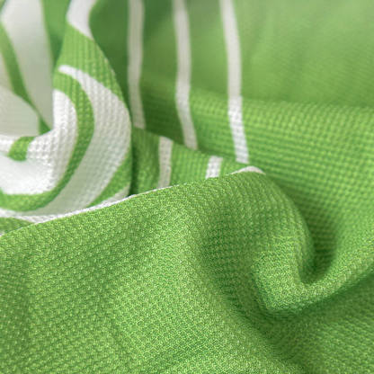 Linear Pattern Cooling Ice Silk Stretch Magic Sofa Cover