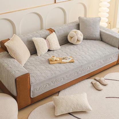 Luxury Crystal Velvet Scratch-Resistant Soft Protective Sofa Cover